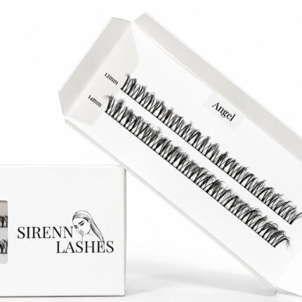 Angel natural wispy lashes by Sirenn Lashes