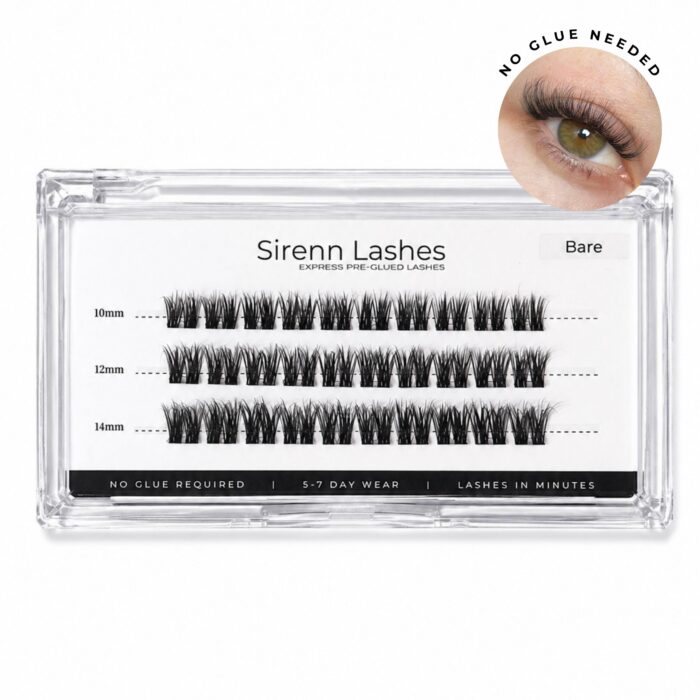 NO GLUE NEEDED 3 Bare | Pre-Glued Reusable Lashes - Image 1